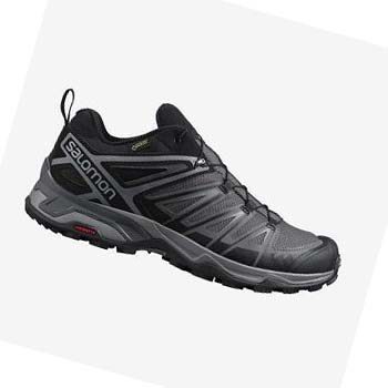 Tenis Senderismo Salomon X ULTRA 3 GORE-TEX Hombre Grises | MX 3604FDN